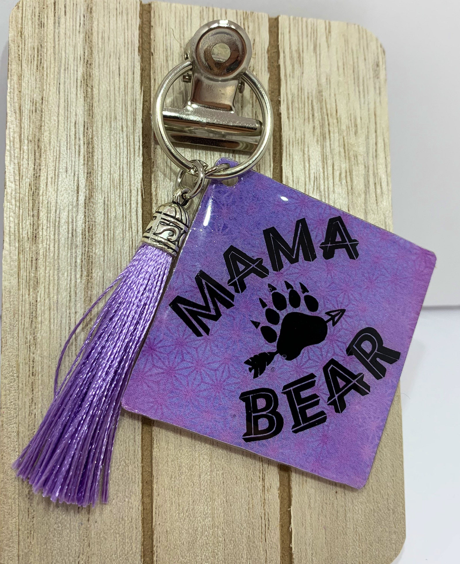 MAMA Bear Keychain. Etsy