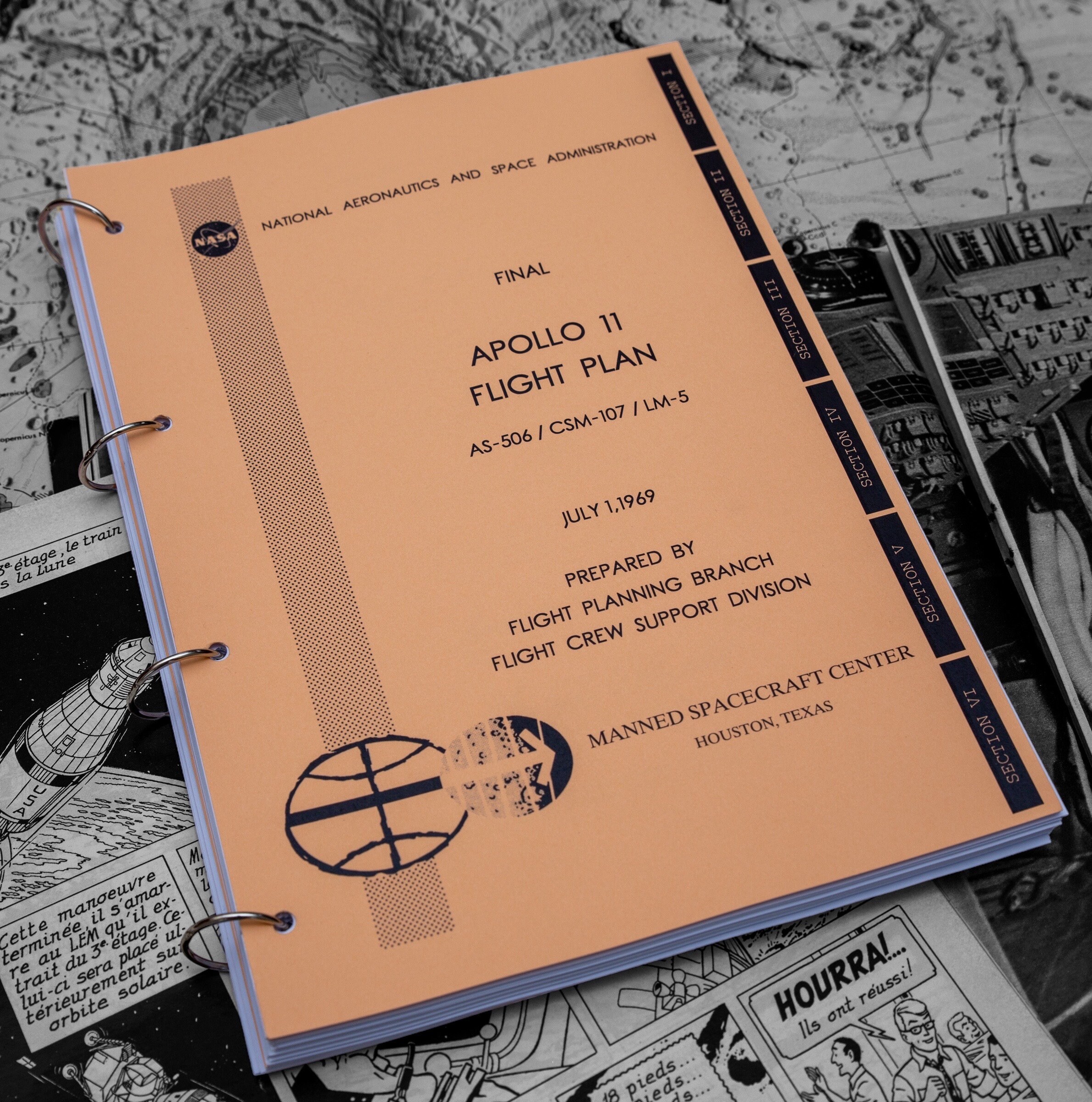 Apollo 11 Flight Plan- Final Edition 1969 Reproduction - Etsy