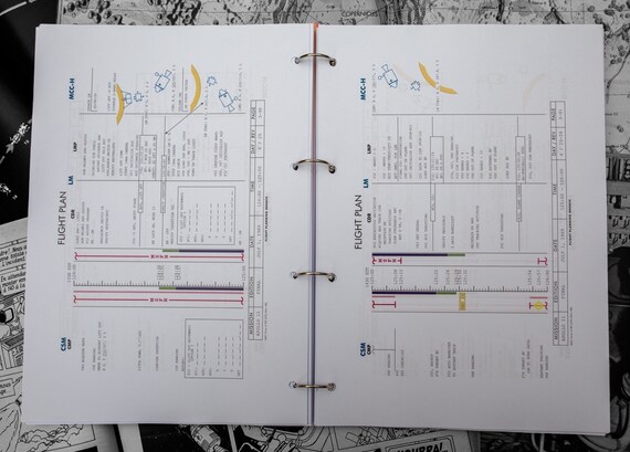Apollo 11 Flight Plan- Final Edition 1969 Reproduction - Etsy