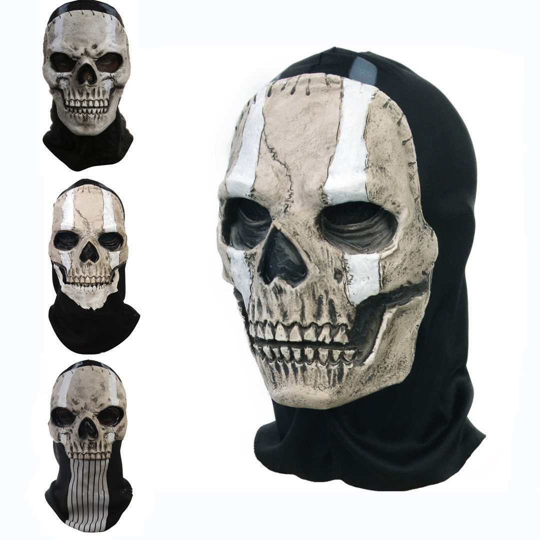 Unisex Ghost Skull Mask Cosplay Balaclava MW2 Horri Full Face Mask Outdoor  War Game (one Size, Mask-1) : Clothing, Shoes & Jewelry - .com