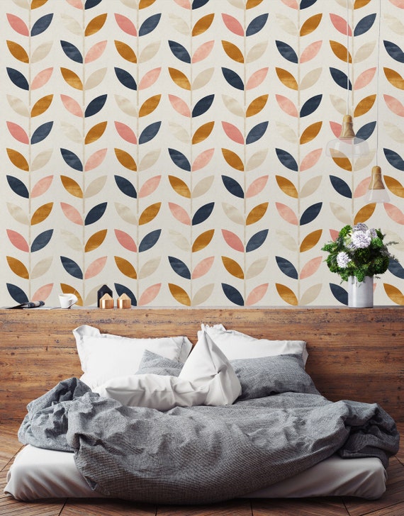 Scandinavian Wallpaper Removable Peel and Stick Wallpaper - Etsy