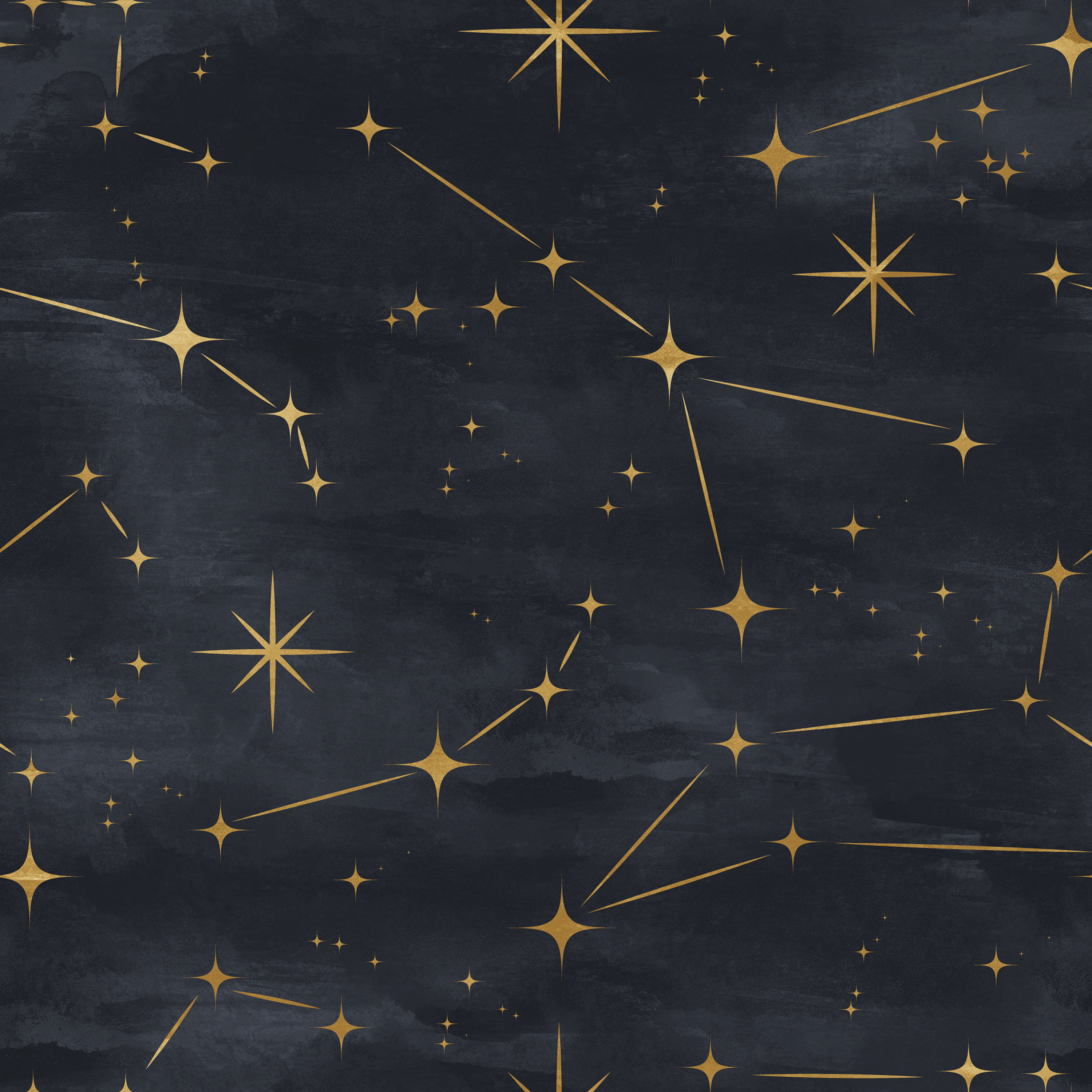 Stars on Black Removable Peel and Stick Wallpaper | Etsy