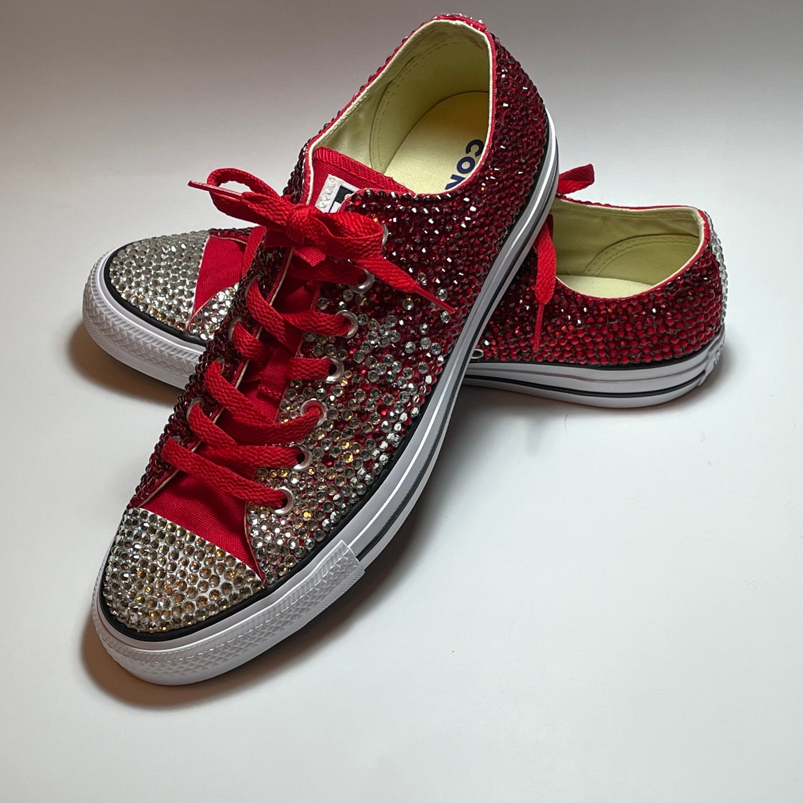 Custom Blinged Out Chuck Taylor Low Top | Etsy