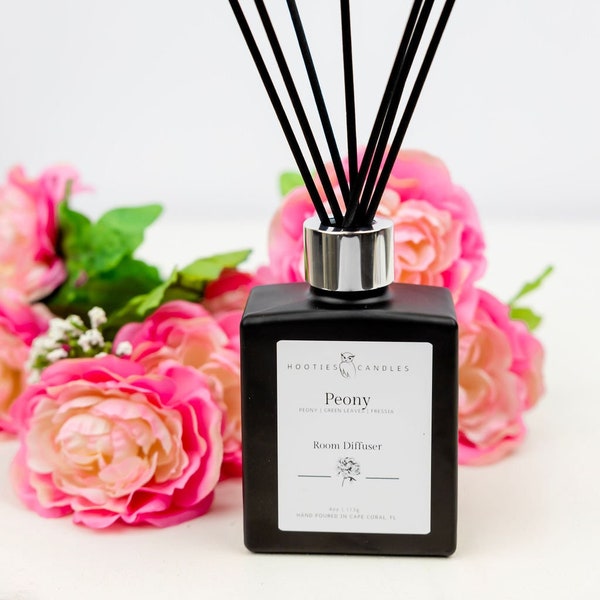 Peony Home Reed Diffuser, Fragrance Diffuser, Oil Diffuser, Home Fragrance