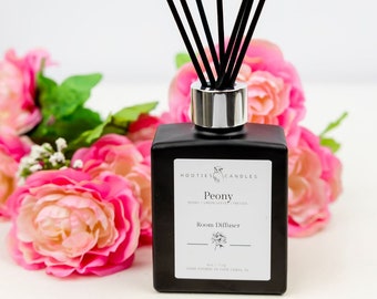 Peony Home Reed Diffuser, Fragrance Diffuser, Oil Diffuser, Home Fragrance