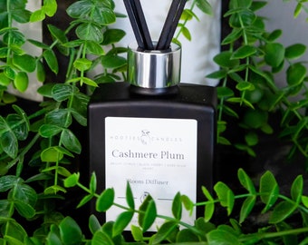 Cashmere Plum Home Reed Diffuser, Fragrance Diffuser, Oil Diffuser, Home Fragrance