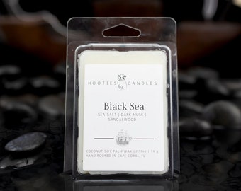 Black Sea Wax Melts / Natural Coconut Soy Wax Melts / Highly Scented Wax Melts / Handmade Wax Melts for Warmer / Wax Melts