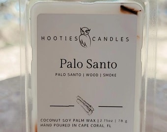 Palo Santo Waxmelts / Natural Coconut Soy Wax Melts / Highly Scented Wax Melts / Handmade Wax Melts for Warmer / Wax Melts