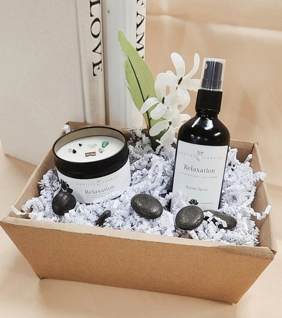 Room Spray Gift Set, Compact Candle