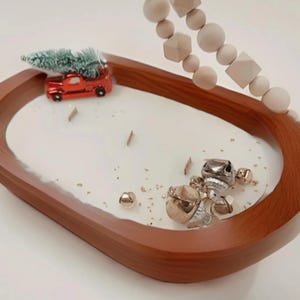 Fresh Winter Dough Bowl Candle: Pine Scented Christmas Decor