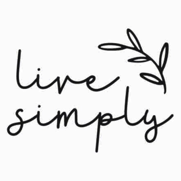 Live simply SVG file | Farmhouse style svg | Modern farmhouse svg | Farmhouse wall decor svg | Inspirational quotes svg | Wood sign svg