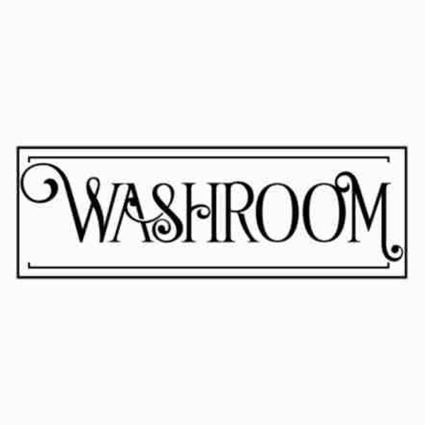 Washroom SVG | Vintage bathroom svg | Unlimited commercial license SVG | Bathroom wall decor svg | Svg files for cricut | Silhouette Cameo