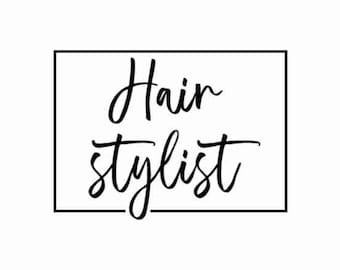 SVG de estilista, SVG de emprendedor capilar, SVG de peluquero, SVG de estilo de cabello, SVG de esteticista, SVG de cosmetología, archivos SVG para Cricut, Silhouette, PNG
