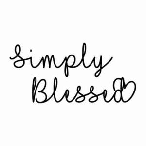 Simply Blessed SVG, Blessed Svg, Faith Svg, Christian Svg, Religious Svg, Jesus Svg, Inspirational Svg, Motivational Svg, Thanksgiving Svg