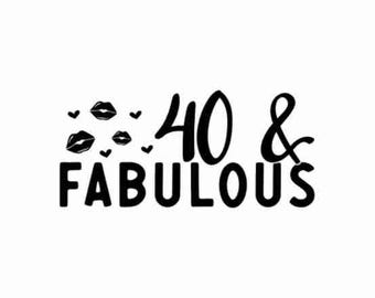 40th birthday svg, 40th Birthday, Birthday svg, 40th birthday shirts svg, PNG, JPG, Cut File for Cricut, Silhouette, Glowforge, gift, squad
