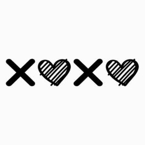 XOXO SVG, San Valentino SVG Amore, Download digitale, File di taglio, Sublimazione, Clip Art (include formati di file svg/png/jpg)