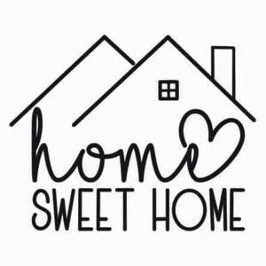 Home Sweet Home SVG | Farmhouse Style Design | Unlimited commercial license SVG | Sign svg files for cricut | Silhouette cut files