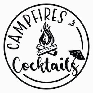 Falò e cocktail SVG / download istantaneo / Campeggio png / Campeggio in formato SVG / Falò in formato SVG / Vita da campo in formato SVG / Camicia da campeggio in formato SVG / Camper Svg