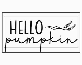 Hello pumpkin svg, Fall pumpkin svg, Thanksgiving svg, Autumn svg, Fall shirt svg, Thanksgiving gift, Halloween svg, cut files for cricut