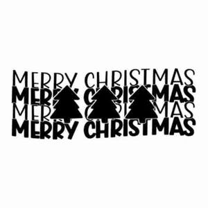 Merry Christmas SVG | Christmas Trees SVG files | Unlimited commercial license SVG | Christmas svg designs | Silhouette studio cut files