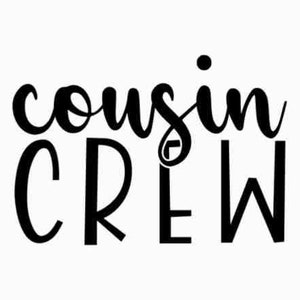 Cousin Crew SVG, Primo SVG, Melhor Primo SVG, Citação de Primo Svg, The Crew Svg, Novo na Tripulação,Citações de cartas manuais, arquivo cortado Cricut, Silhueta