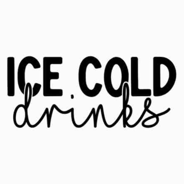 Cold Drinks Sign - Etsy