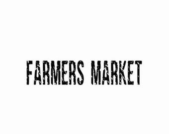 Boerenmarkt-SVG | Boerenmarkt teken svg | Markt-svg | Boerderij-svg | Rustiek bord svg | Keukenbord svg | Boerderij keuken svg