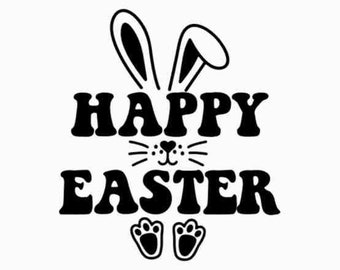 Feliz Pascua SVG PNG, Conejito de Pascua Svg, Niños Pascua Svg, Camisa de Pascua Svg, Pascua Svg, Maestro de Pascua Svg, Conejito Svg, Archivos svg para cricut