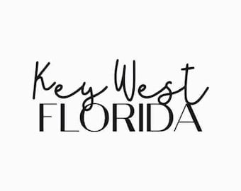 Key West Florida SVG | Unlimitierte kommerzielle Lizenz svg | Key west SVG-Dateien für Cricut | Silhouette Studio Schnittdateien | Urlaubs-Shirt SVG