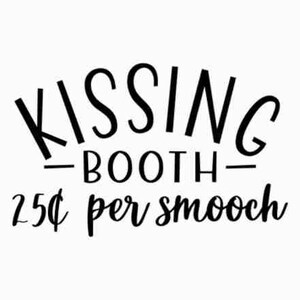 Barraca do Beijo SVG | Licença de uso comercial ilimitada SVG | Jpg para impressão | Fevereiro svg | Arquivo Svg do Dia dos Namorados para o Cricut Design Space