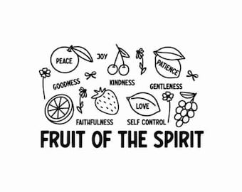 Fruits of the Spirit svg, Wildflowers svg, Bible Verse svg, Religious svg, Flowers svg, Scripture svg, Christian Tshirt Design,Christian svg