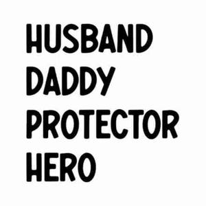 Husband Daddy Protector Hero svg, Dad svg, Dad shirt svg, Fathers day svg, Daddy svg, Funny dad svg, Svg files for cricut, Best dad ever svg
