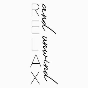 Relájese y descanse svg / Relax sign svg / Citas de baño svg / Cortar archivo para la decoración de la pared del baño / Letrero de madera haciendo svg / Baño svg