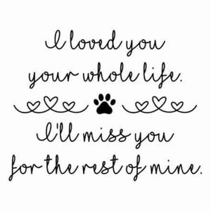 Ti ho amato per tutta la vita. Mi mancherai per il resto della mia. Bundle SVG e PNG, Memorial svg, Remembrance svg, In loving memory svg, JPG