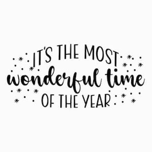 Het is de mooiste tijd van het jaar SVG | Kerst-SVG | Bestand knippen | Cricut | Commercieel gebruik | Silhouet | PNG-bestand | Winter-SVG | Jpg