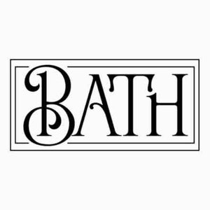 Bain SVG | Svg de la salle de bain de la ferme | Licence commerciale illimitée SVG | Signe de la salle de bain svg | Fichiers SVG pour cricut | Motif camée silhouette