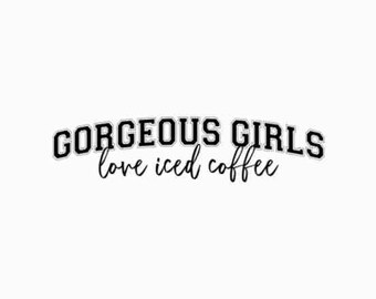 HERRLICH EISKAFFEE Mini | ästhetische Zitate svg, png schnitt Dateien für Tshirts oder Tassen, Cricut Silhouette svg bundle für kommerzielle Nutzung