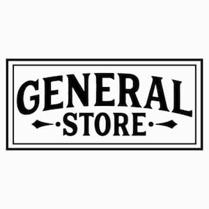 Tienda general SVG / Decoración de granja vintage SVG / Licencia comercial ilimitada SVG / Archivos svg de letrero de madera para cricut / Archivos cortados de silueta