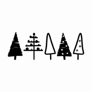 Christmas Tree Svg, Pine Hand Drawn svg, Winter Svg, Farmhouse Christmas svg, Christmas in July, Pine Tree Svg, Christmas clipart