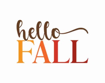 Hello Fall Svg, Fall svg, Fall Door Sign svg, Fall leaves svg, Halloween svg, Hello Fall Png, Thanksgiving svg, Cricut, Silhouette,Glowforge