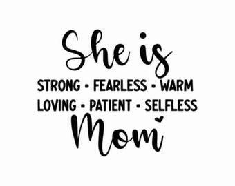 Mother's Day SVG | Mother Inspirational Quote SVG | Mom Quote SVG | Gift For Mom svg | Mom Life Cutting File For Cricut, Cameo Silhouette