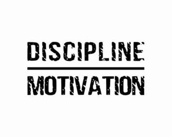 Motivational svg, Tshirt svg, Entrepreneur svg, Entrepreneurship svg, Discipline over motivation svg cut file, Affirmation svg, Success svg