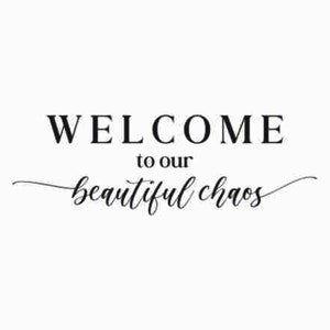 Willkommen in unserem perfekten Chaos SVG | Familien Sprüche SVG | Unbegrenzte kommerzielle Lizenz SVG | Zeichen-Svg-Dateien für Cricut | Silhouette geschnitten Dateien