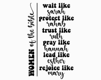 Women of the Bible Png, Boho Christian png, Motivational png, Bible Verse png, Floral Religious Quotes png, Sleeve Shirt Designs