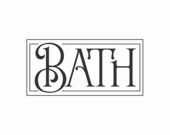 Farmhouse bath SVG | Bathroom Svg | Farmhouse Svg | Bathroom sign Svg | Bath Svg | Farmhouse sign Svg | Farmhouse bathroom svg | Silhouette