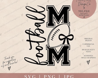 Football Mom SVG, Football Mom Png, Football Mom Shirt Svg, Football Svg, Football Mama Svg, Football Shirt Svg, Game Day Svg Sublimation