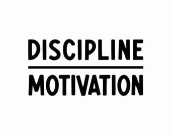 Motivational svg, Tshirt svg, Entrepreneur svg, Entrepreneurship svg, Discipline over motivation svg cut file, Affirmation svg, Success svg