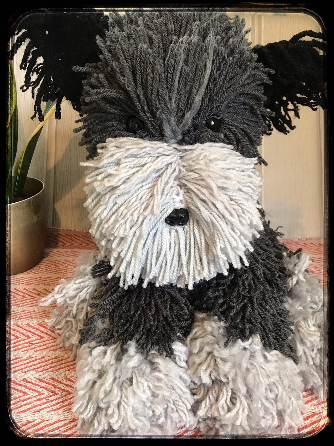 AA Dog Tukker of the Advert. Large stuffed dog. handmade to Etsy