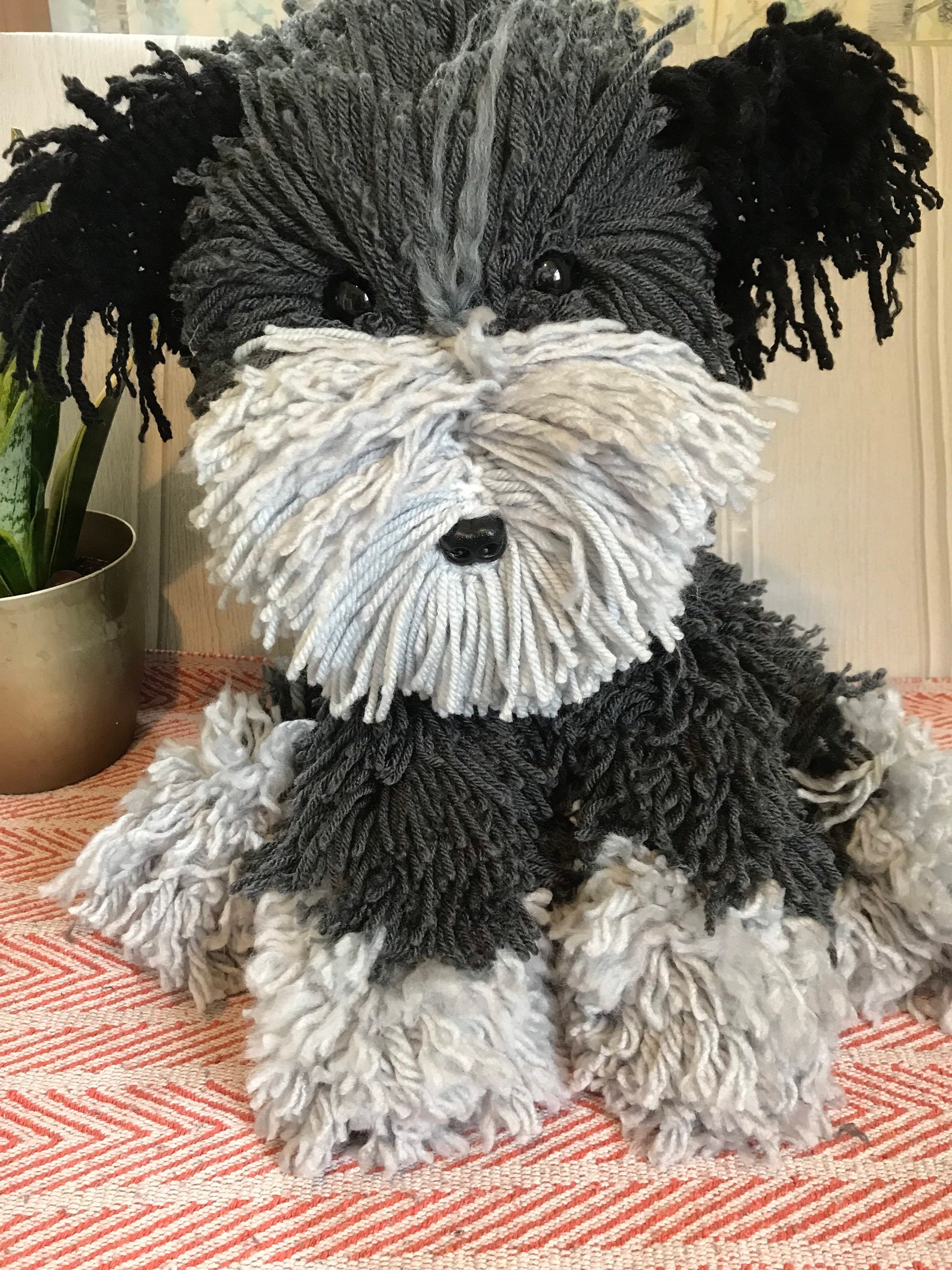 AA Dog Tukker of the Advert. Large stuffed dog. handmade to Etsy