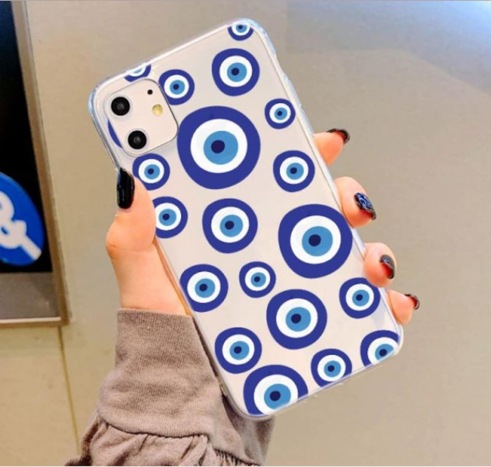 Evil Eye Phone Case Transparent Phone Case Evil Eye Etsy